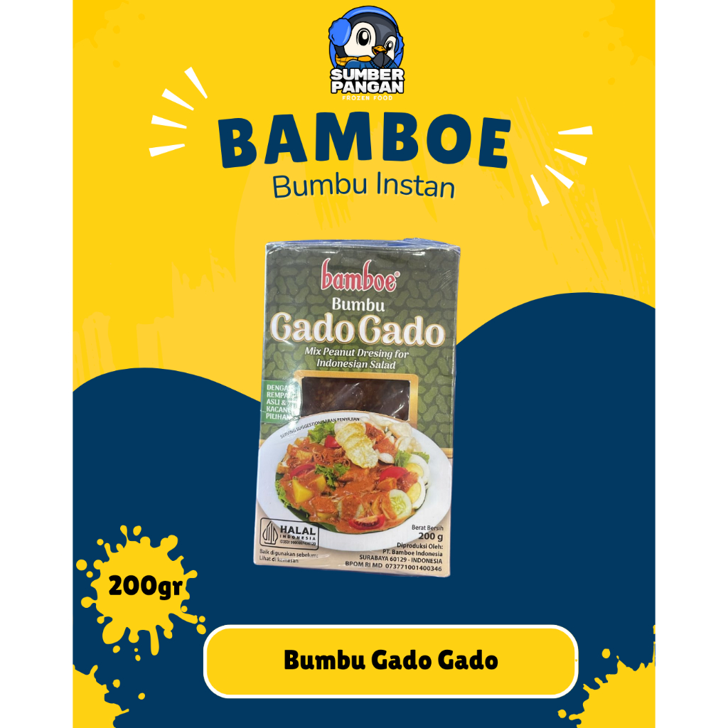 

Bamboe bumbu kacang instan pecel,gado gado,sate