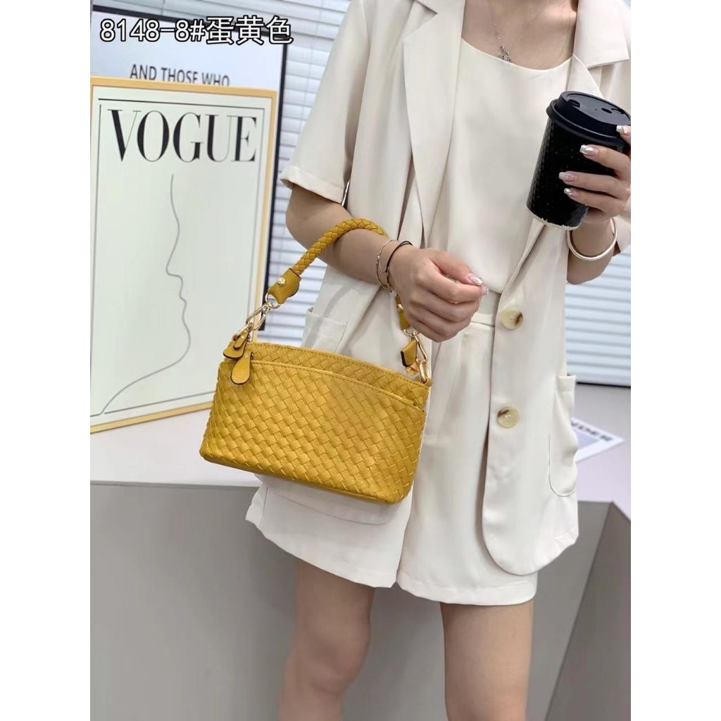 Tas fashion import premium 8148-8 anyam