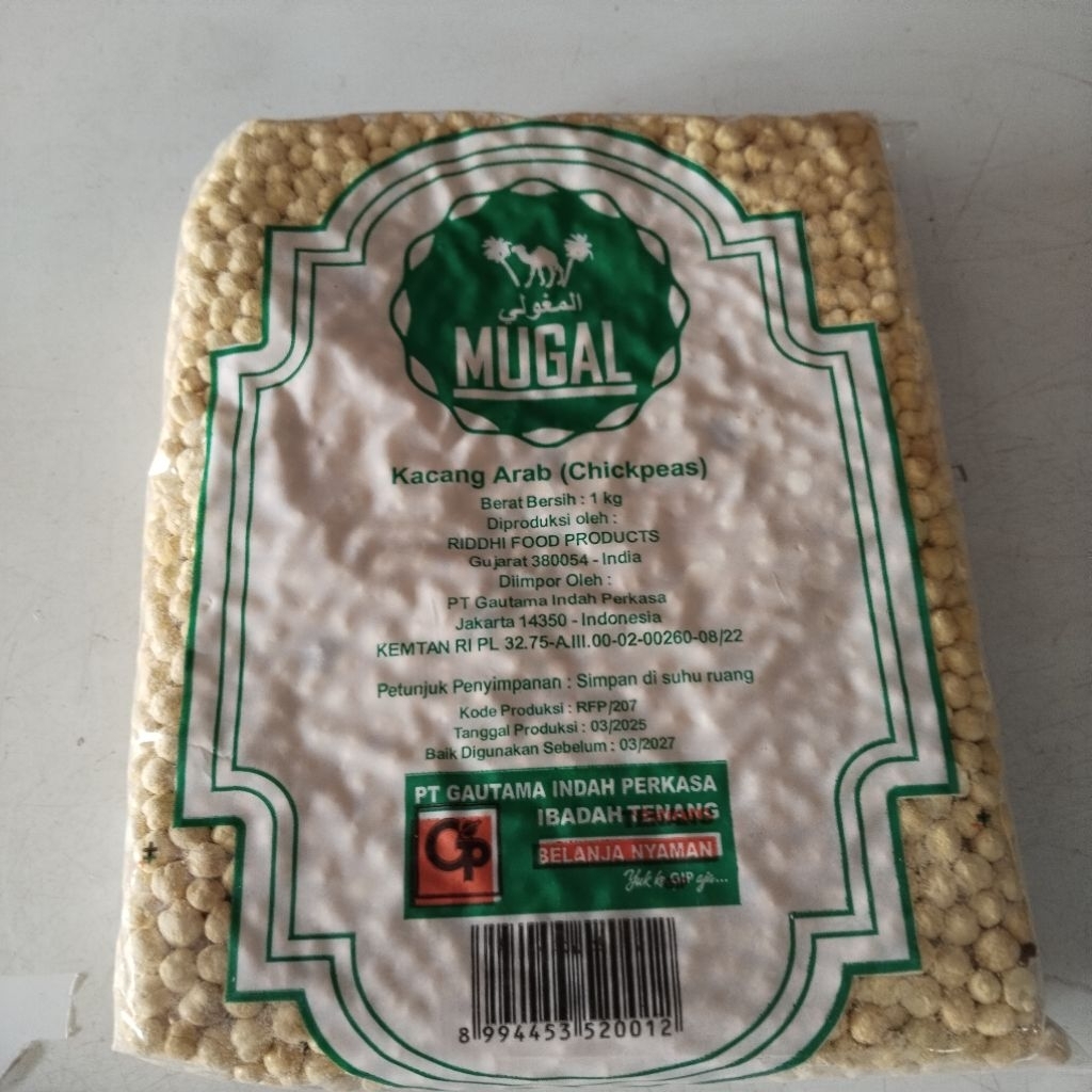 

Pengiriman Kalimantan Kacang arab 1kg Oleh Oleh Haji