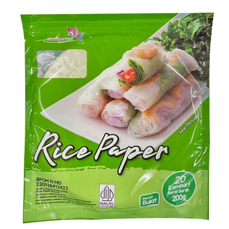 

Rice Paper / Banh Trang High Quality Rice Paper 22cm / Kulit Lumpia Vietnam / Rice Paper Kulit Lumpia - Vietnam Spring Roll ISI 10 LEMBAR 100G