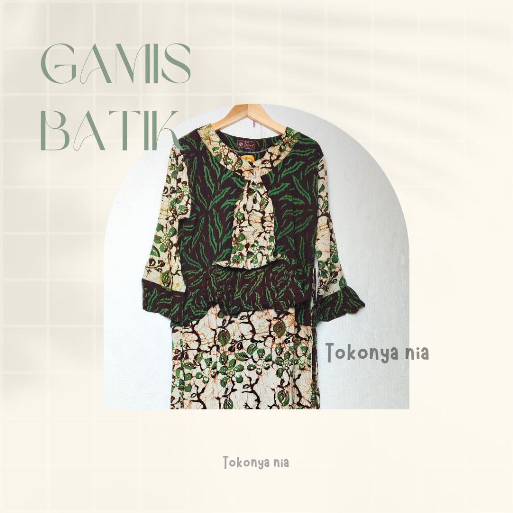 Daster Gamis Batik Lengan Panjang Pekalongan