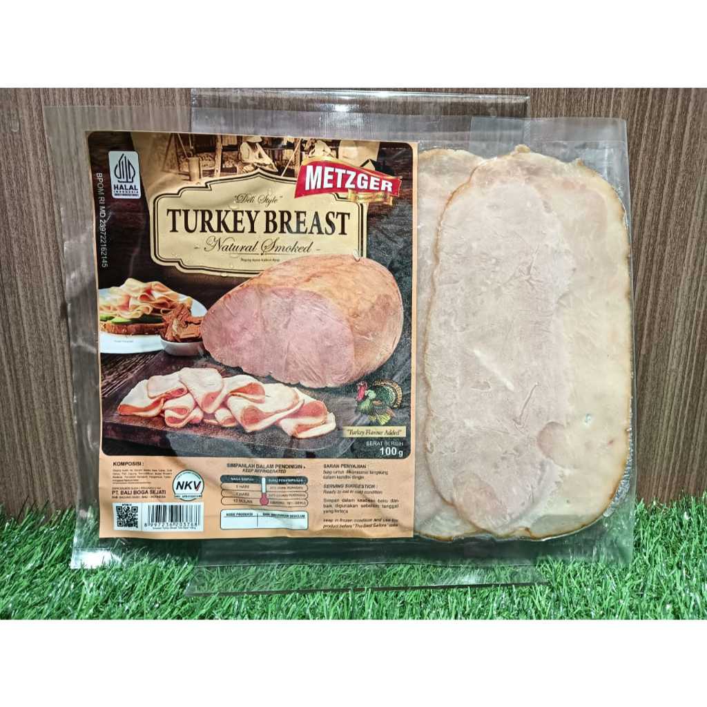 

METZGER SMOKED TURKEY BREAST 100G