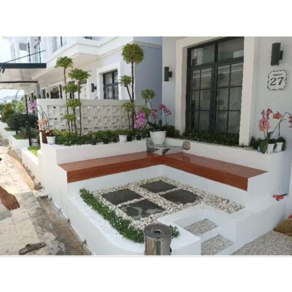 taman bangku minimalis