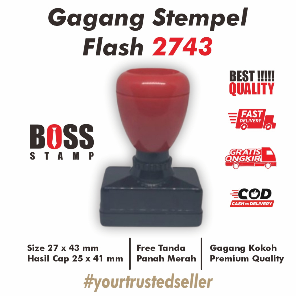 

Gagang Stempel Flash Ukuran 2743
