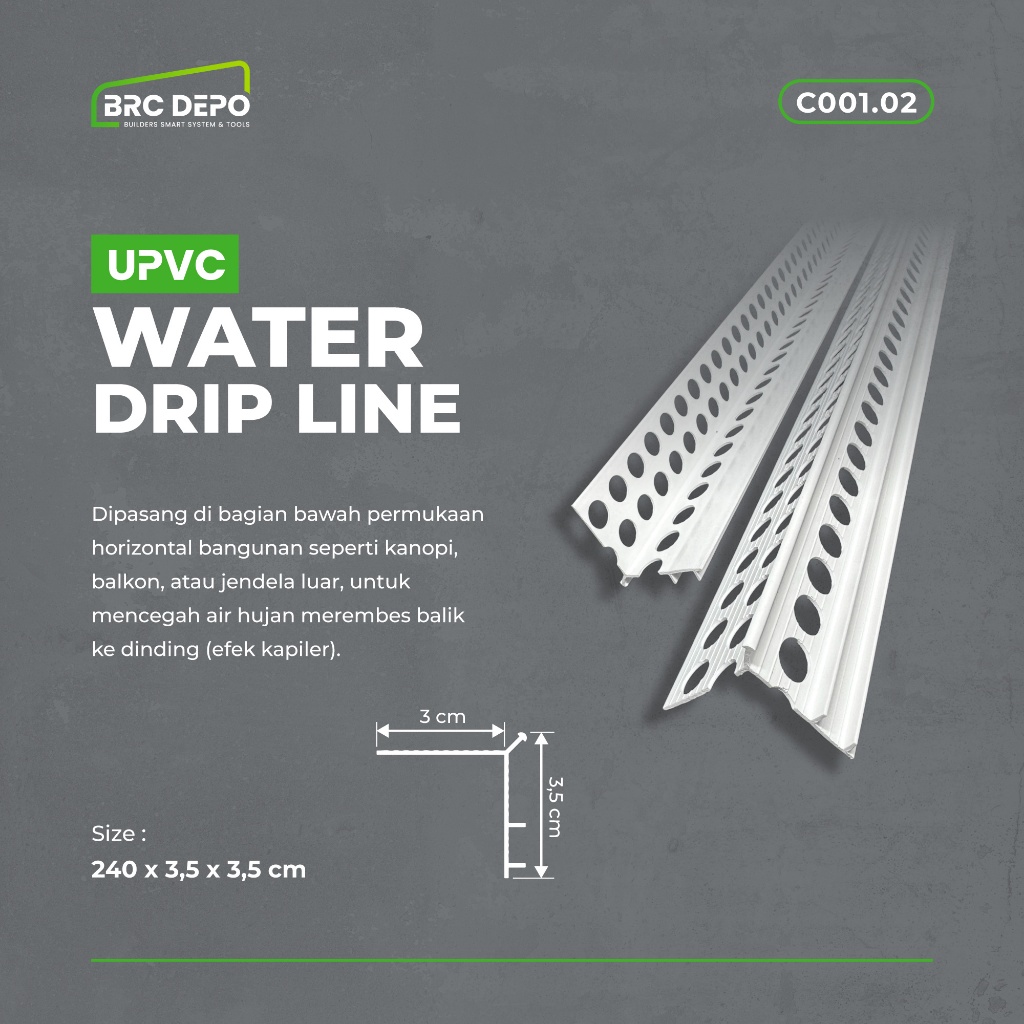 Water Drip Line / Sudutan Plus Tali Air UPVC - PALING MURAH 