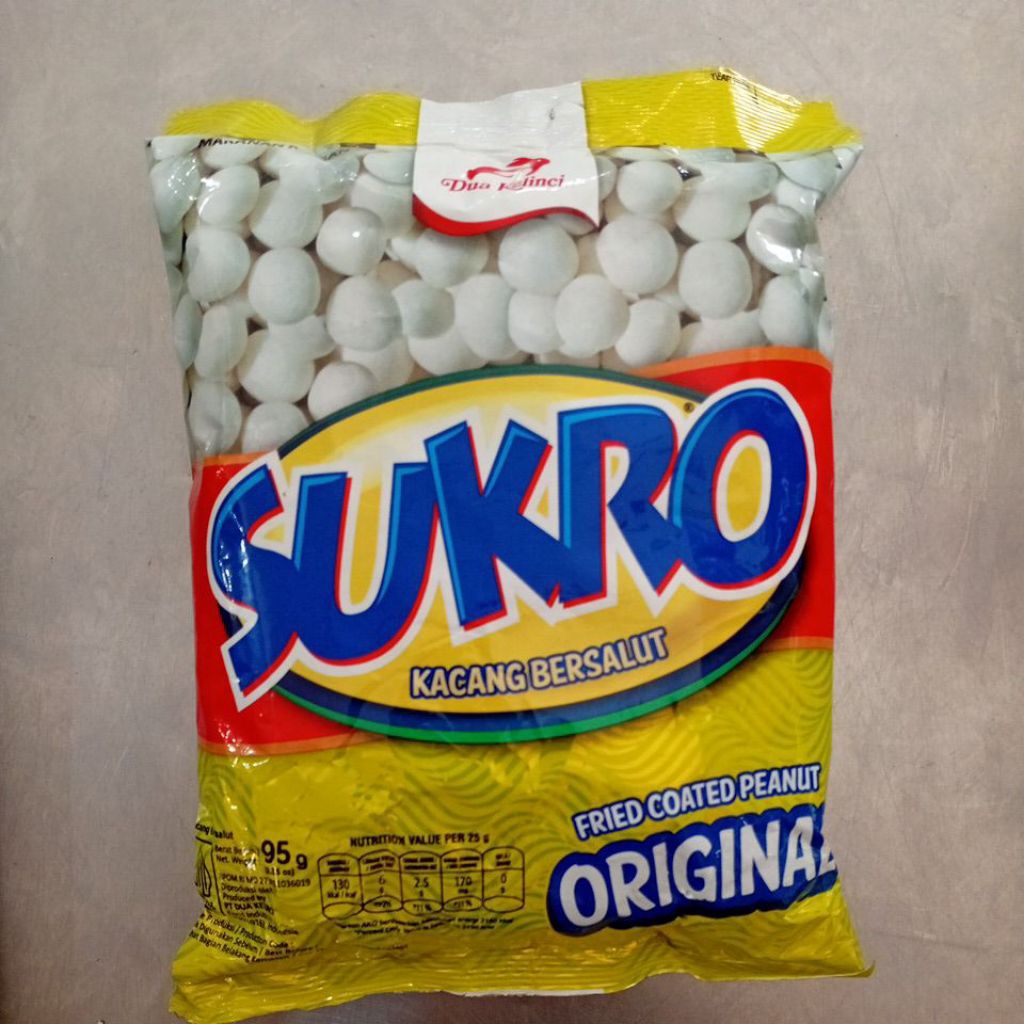 

Sukro Kacang Bersalut 95gr 1 Bungkus