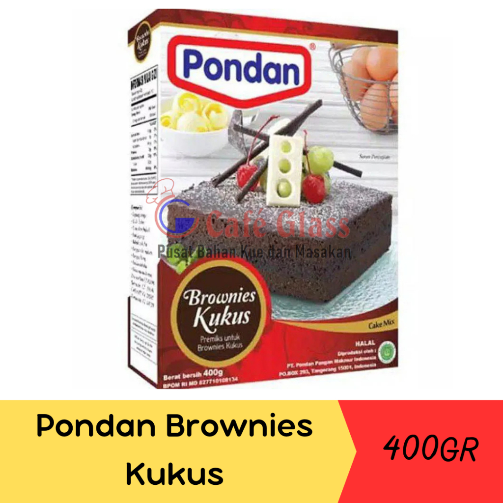 

Pondan Mix Brownies Kukus 400Gr