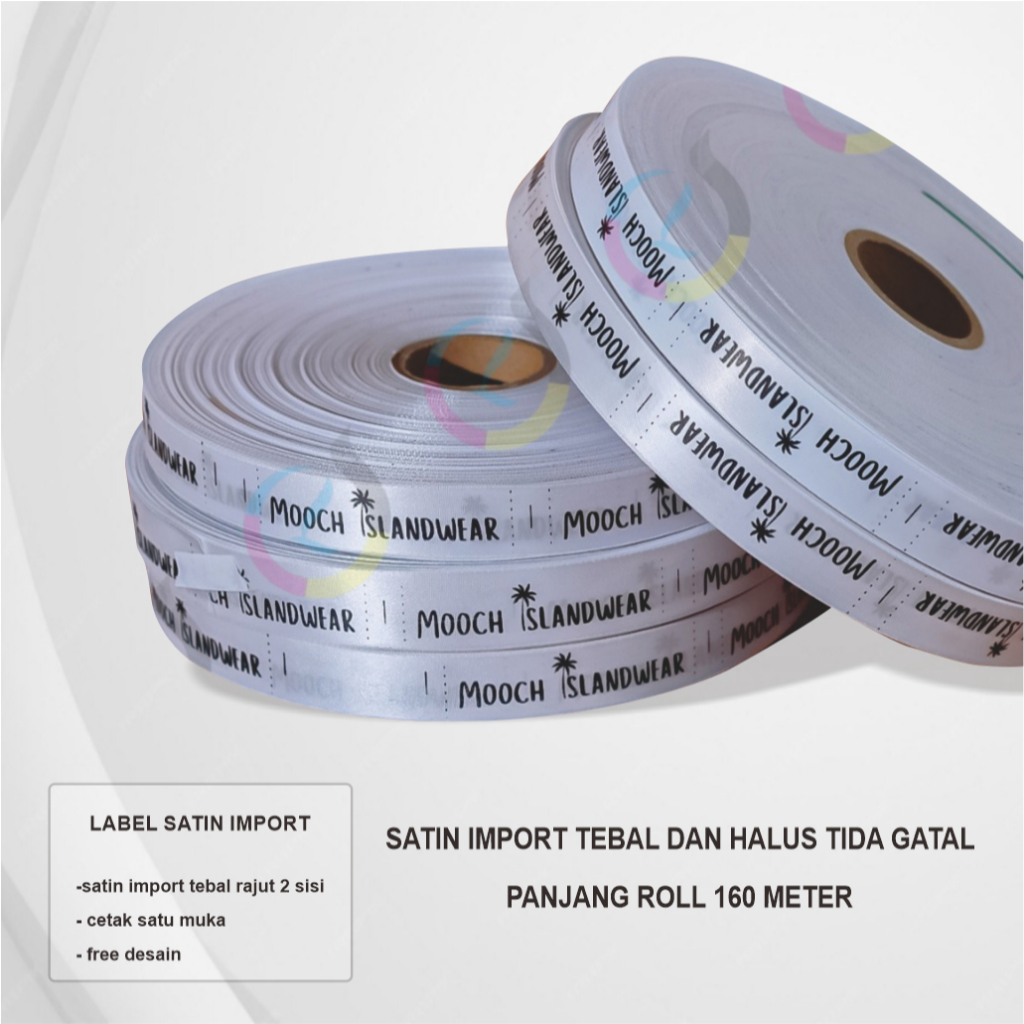label satin/label baju/label satin tebal/label satin printing/satin label