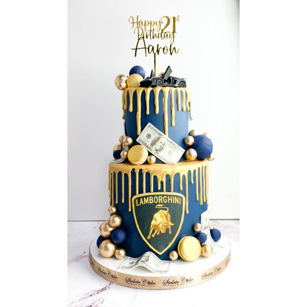 

Kue Ulang Tahun/Birthday Cake/Kue Ultah Tema Mobil Lamborghini/Kue Ultah 2 Tk/Kue Birthday Jakarta