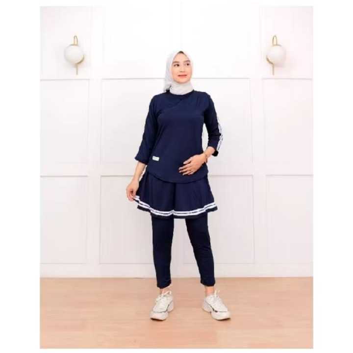 setelan olahrga wanita muslimah outfit olahraga wanita hijab zumba badminton lari renang terbaru2025