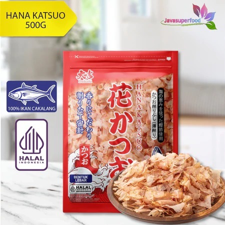 

HALAL DAIKICHI HANA KATSUOBUSHI 500G / KATSUOBUSHI / IKAN CAKALANG / BONITO FLAKES / TABURAN