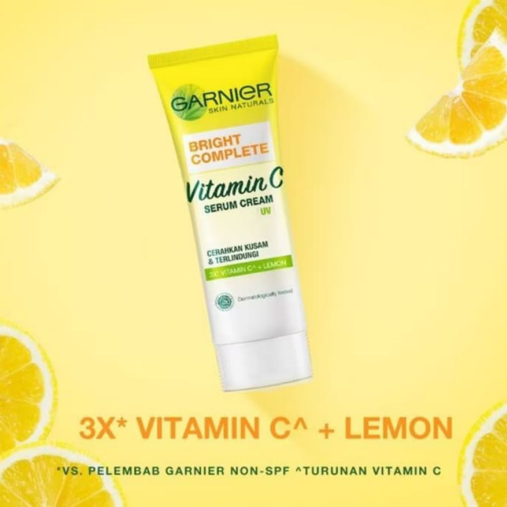 GARNIER BRIGHT COMPLETE VITAMIN C serum cream