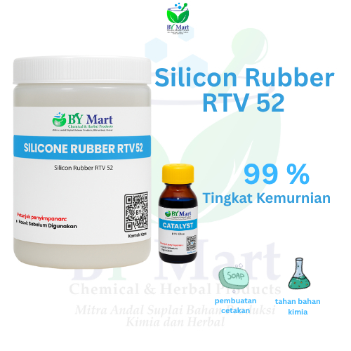 BY KIMIA & HERBAL - Silicon Rubber RTV 52 / Silicone Rubber RTV52 + Catalyst blue / Silicon Rubber R
