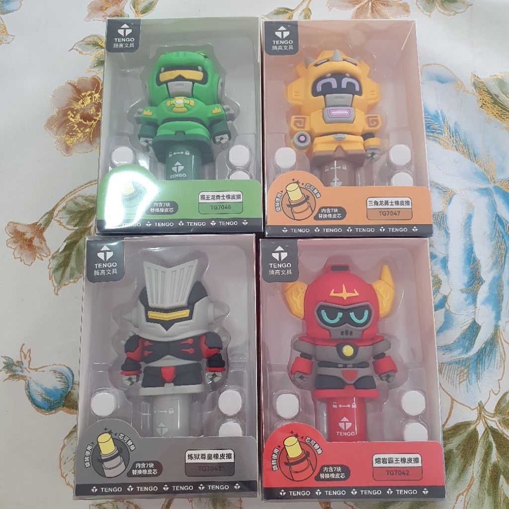 

penghapus robot + 6pcs refill