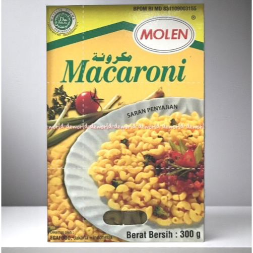 

Macaroni Molen 300gr Makaroni Siap Saji Pasta instan Instant Snack Camilan Makanan Food