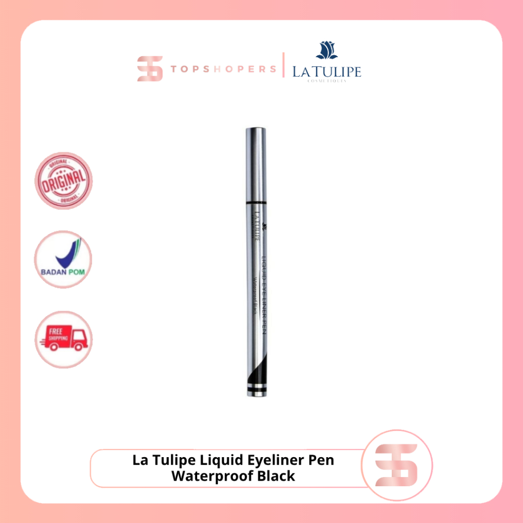 La Tulipe Liquid Eyeliner Pen Waterproof Black
