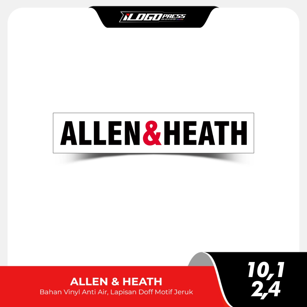 

ALLEN & HEATH - Stiker Sound System Bahan Vinyl Premium Anti Air Doff Motif Jeruk