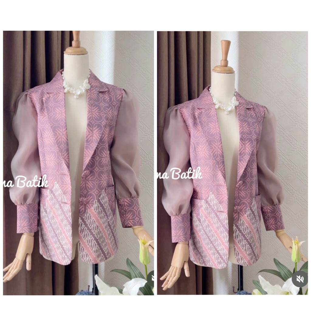 ATASAN BATIK NUSANTARA BATIK KERJA WANITA