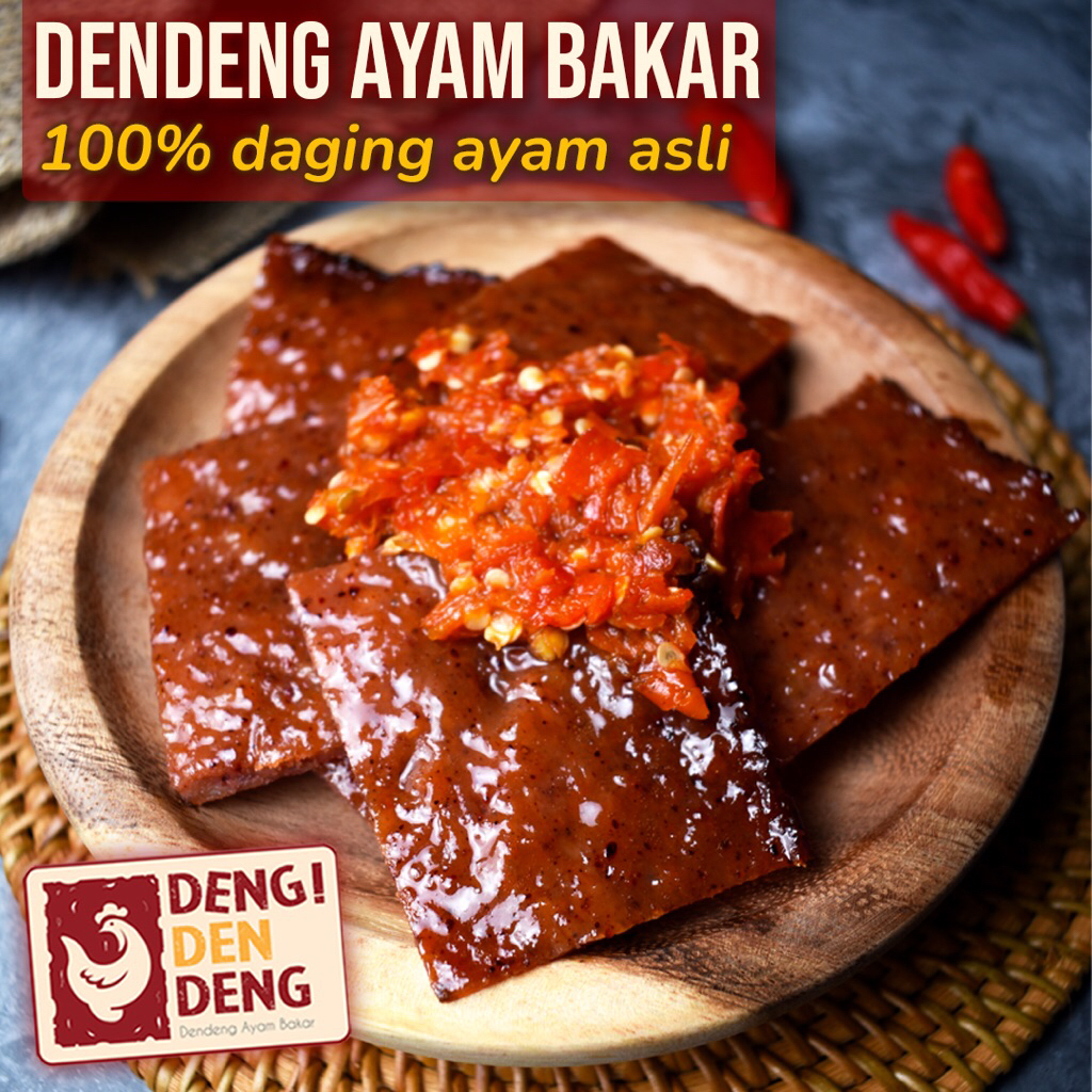 

Dendeng Ayam Bakar Premium Halal 100gr Promo Free Sambal | Deng dendeng