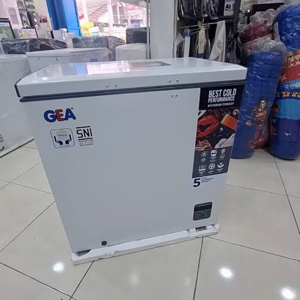 Box freezer gea 200 liter chest freezer gea 200L freezer gea ab208r