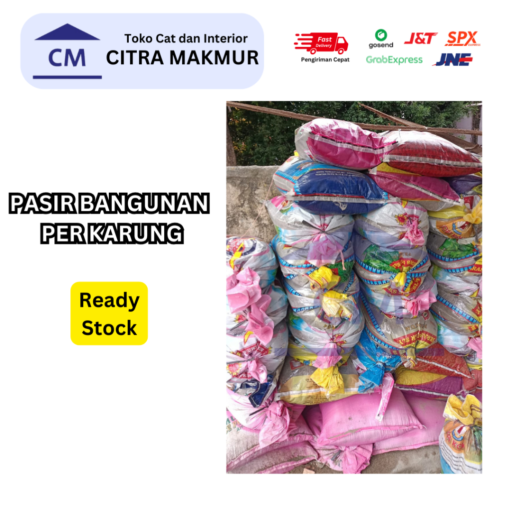 PASIR per KARUNG / Pasir Bangunan per Karung / Pasir Bangunan Karungan