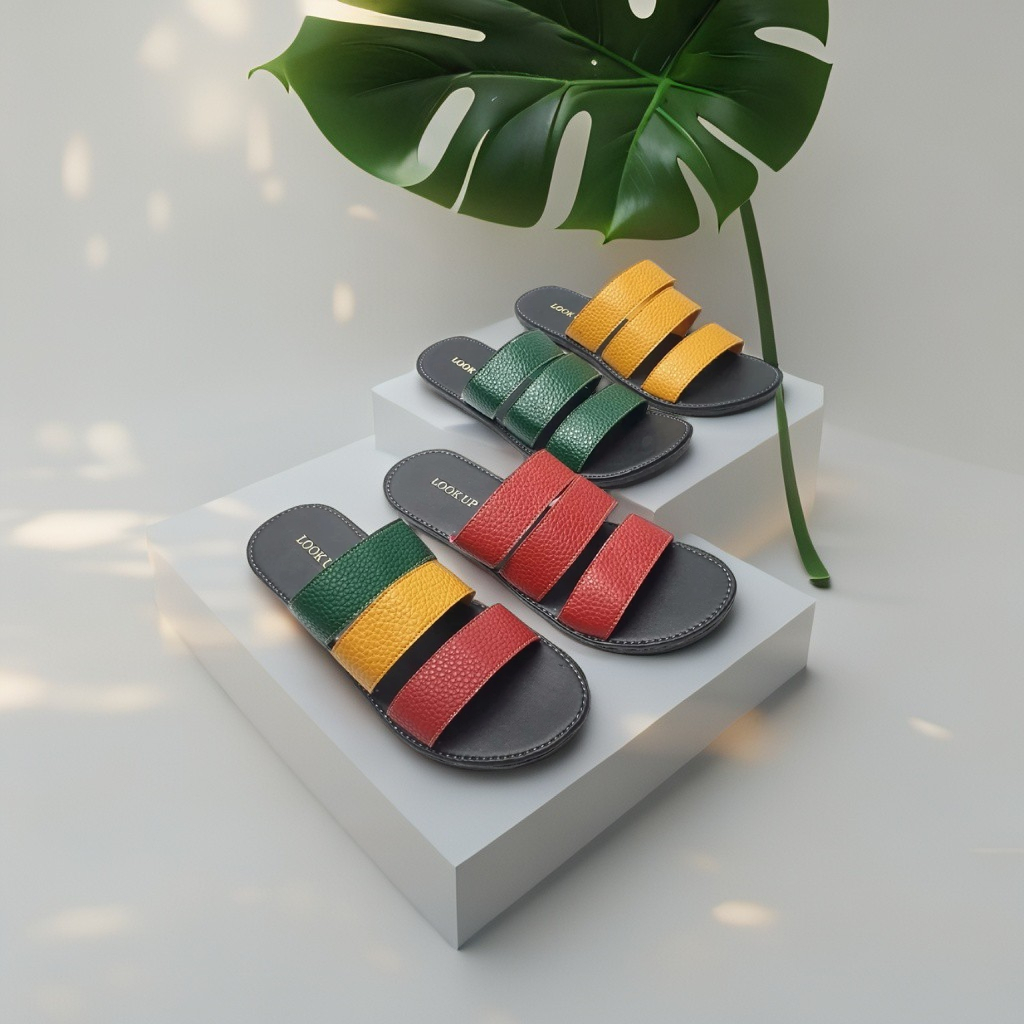 ILENA Look Up Sandal Kulit Wanita Sandal Strap Papirut Series