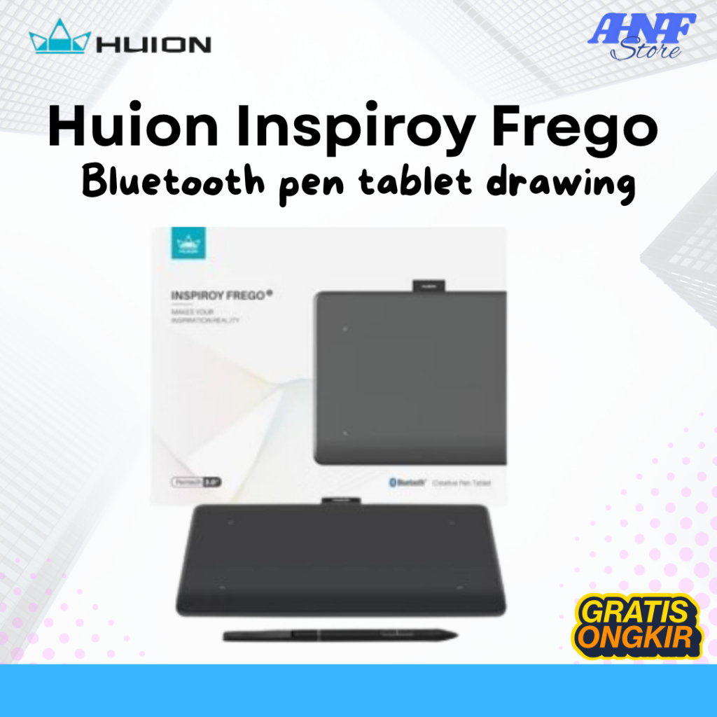 Huion Inspiroy Frego Bluetooth Connection Garansi Resmi