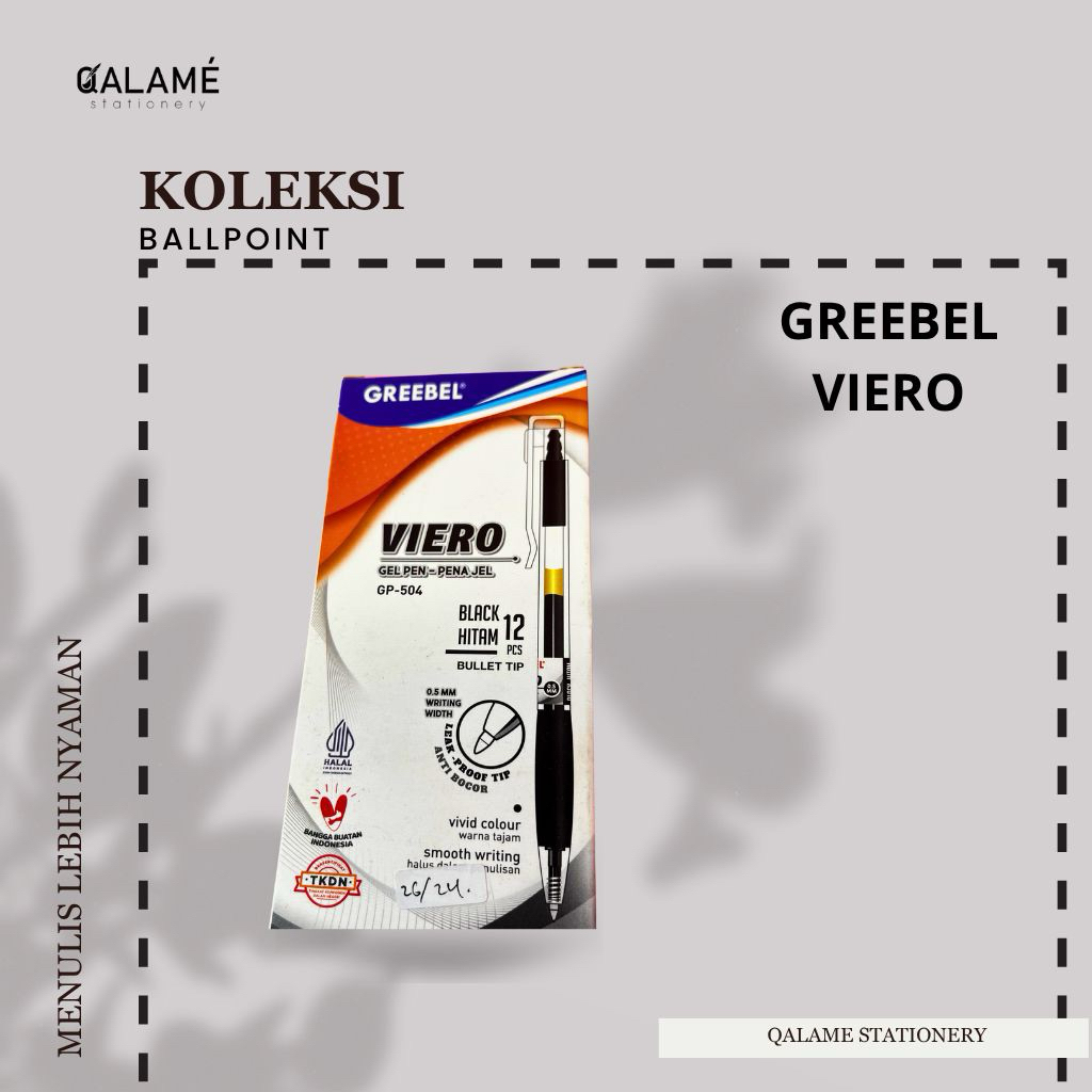 

Ballpoint/Pulpen Greebel Viero