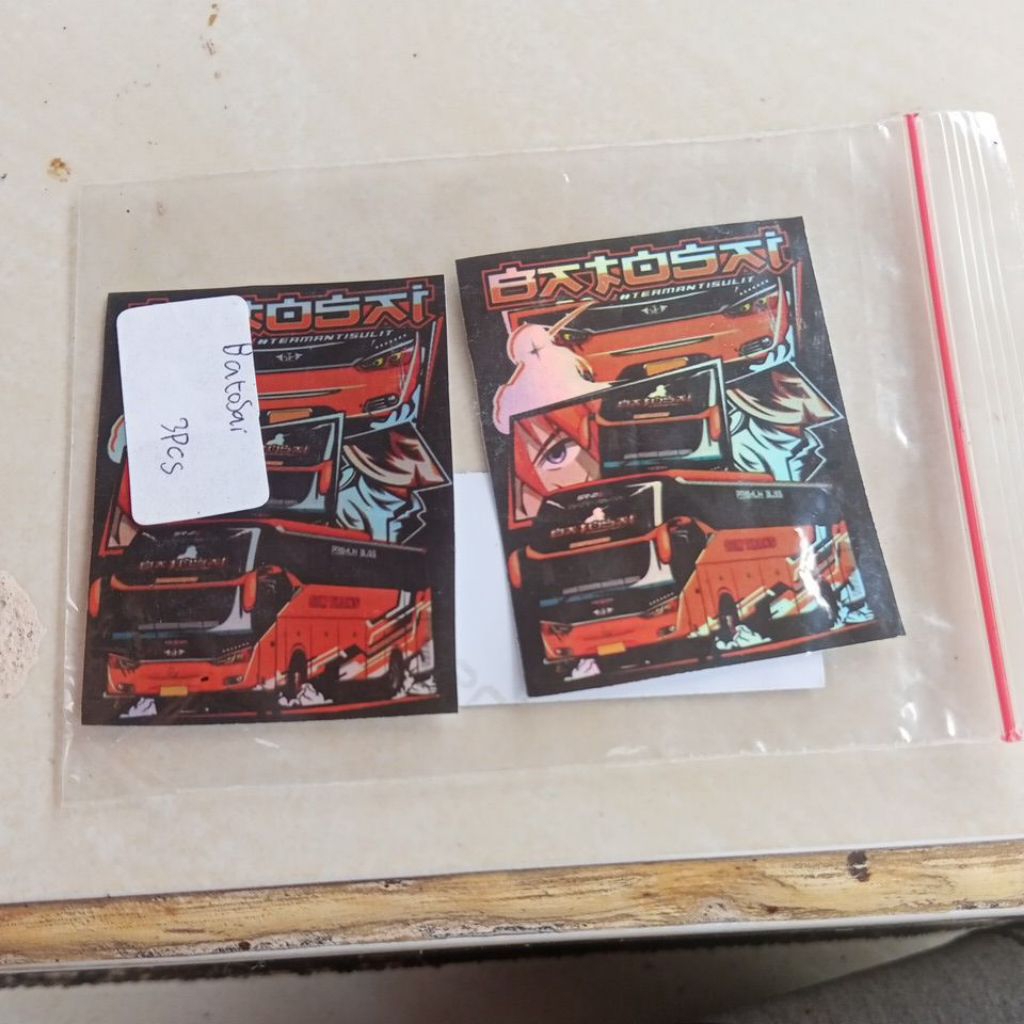 stiker bus sjm trans "batosai"
