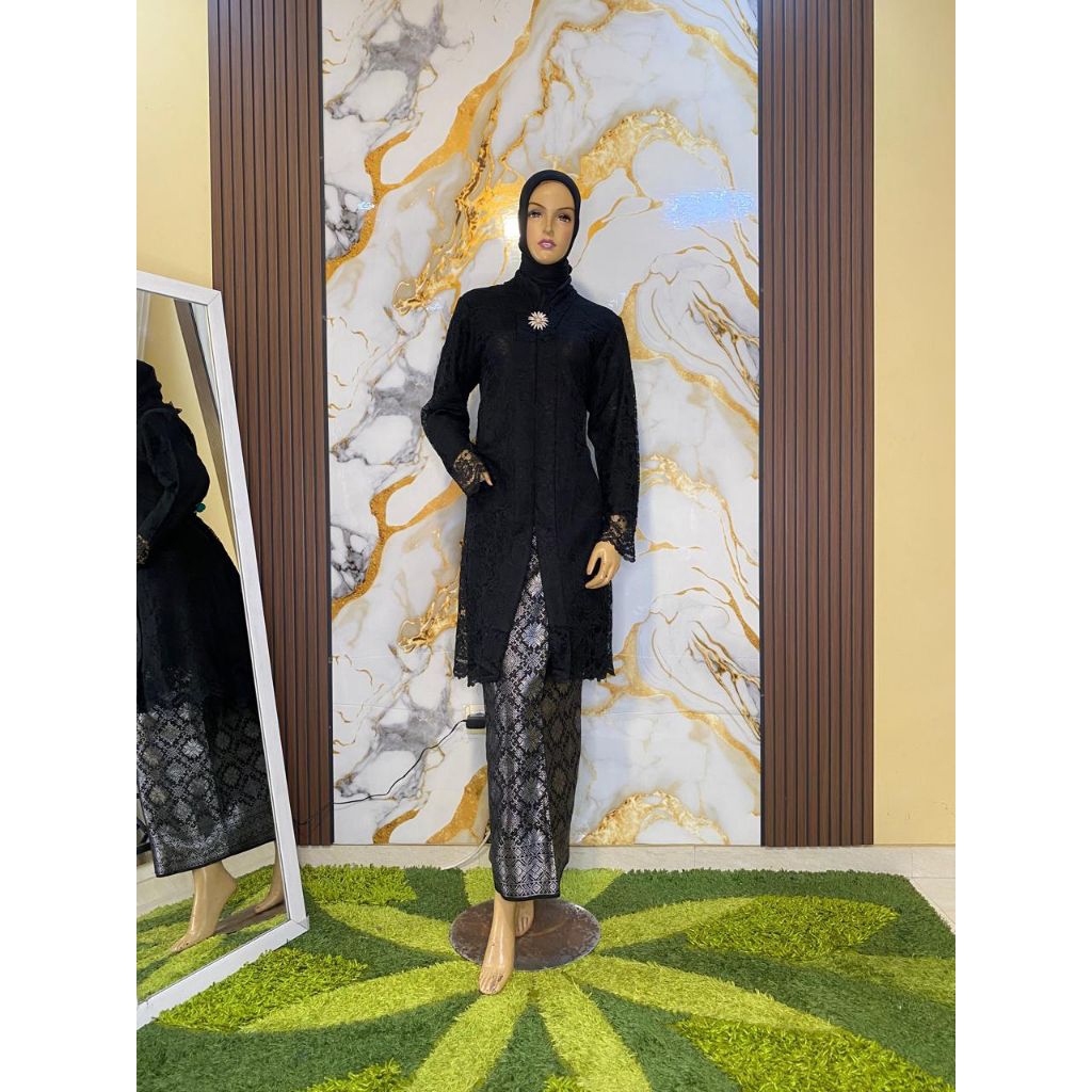 Set Songket Tunik kartini free hijab / Baju kurung Kartini / Baju kurung siti nurbaya / Baju kurung 