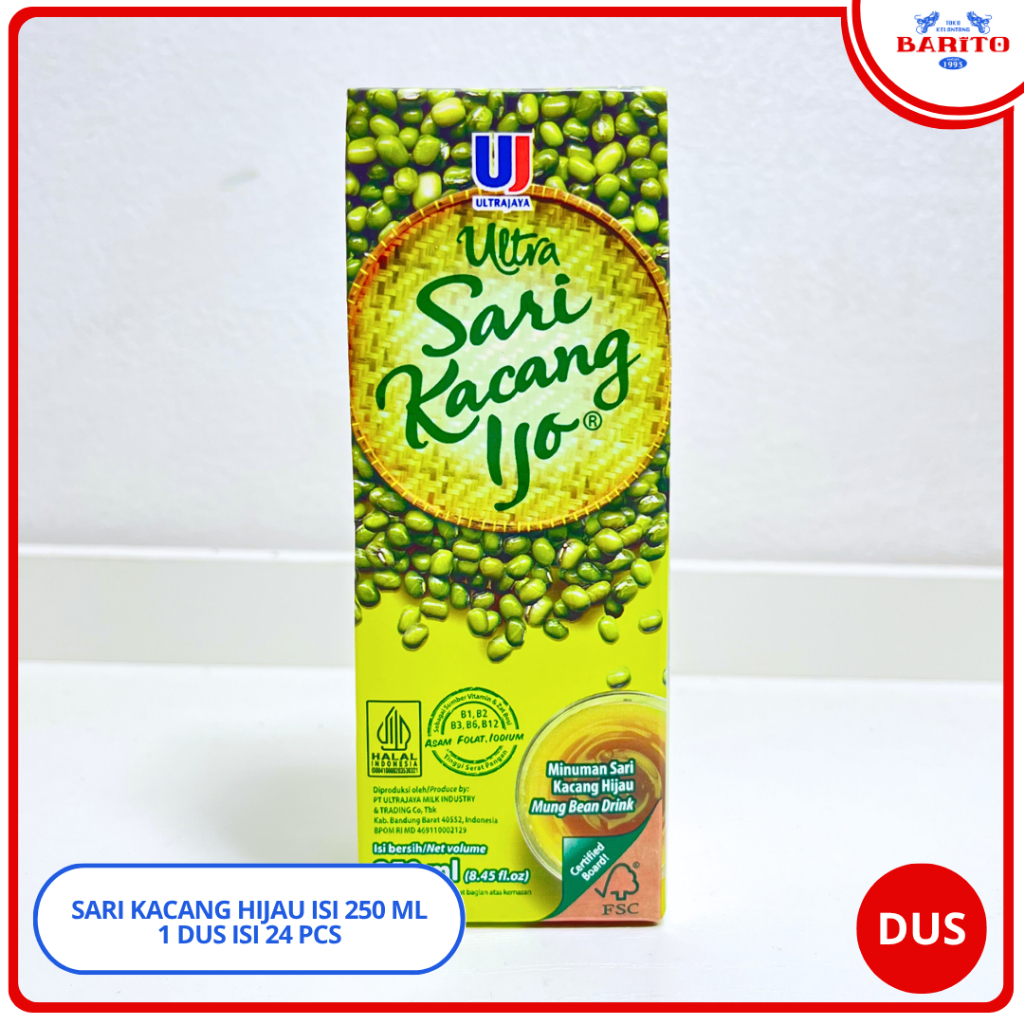 

[DUS/KARTON] Sari Kacang Ijo 250ml 250ml Isi 24 PCS