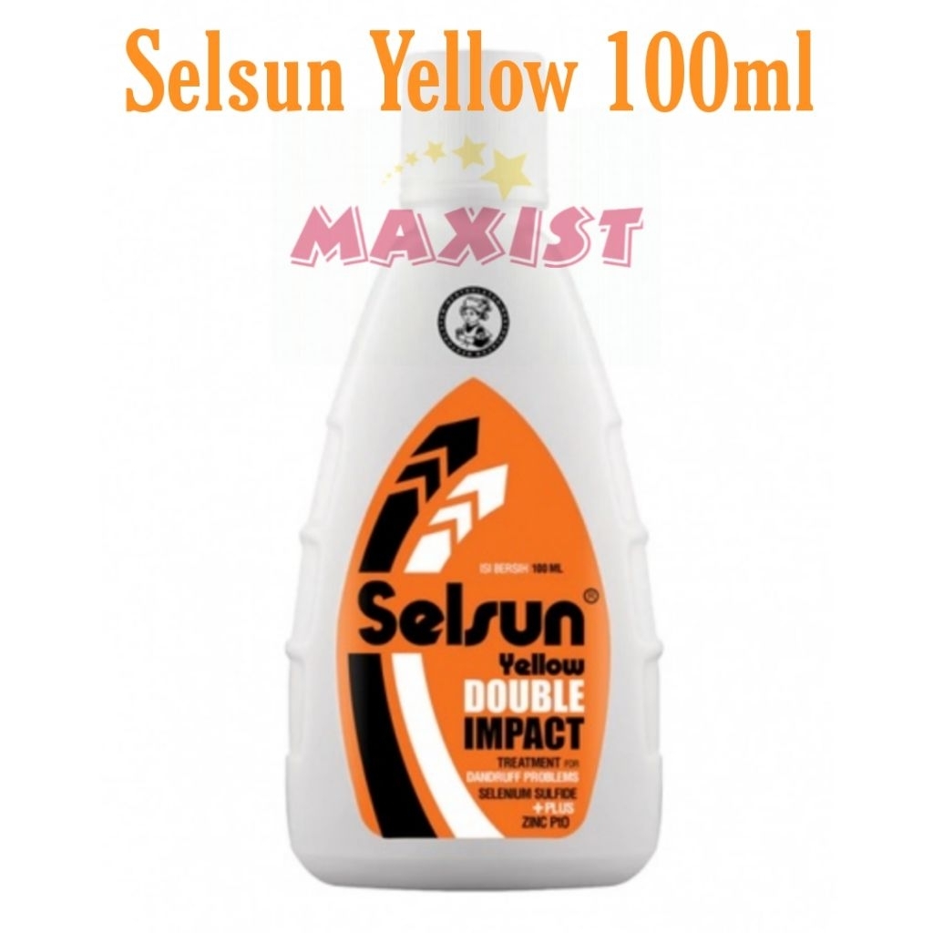 Selsun Yellow 100ml Shampo Selsun Yellow 100 ml Shampoo Selsun Kuning Double Impact