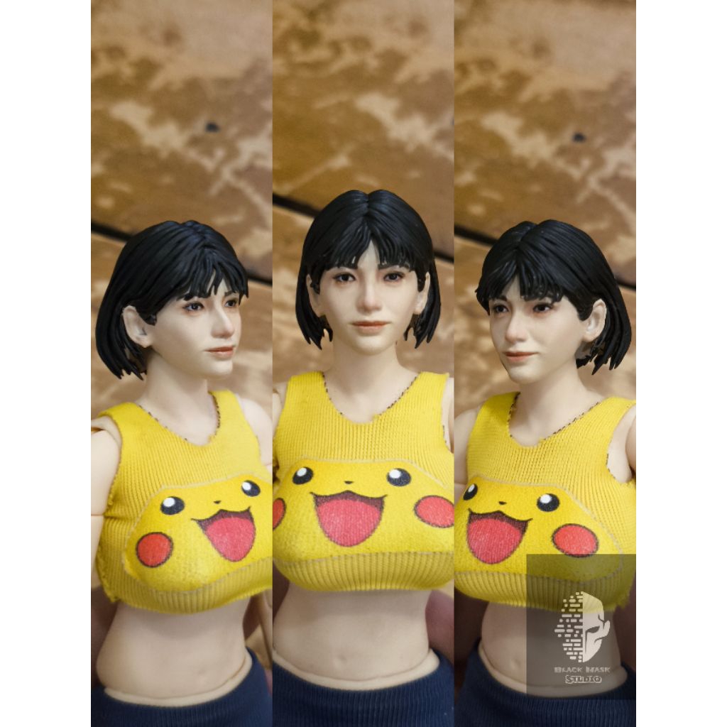 Headsculpt custom kitbash Eimi Fukada action figure