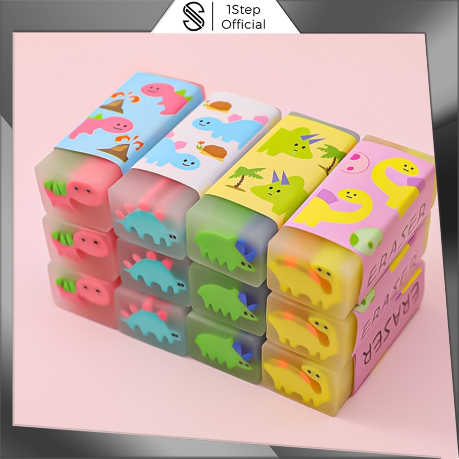 

1step Penghapus dino Eraser gift art painting dinosaur S071