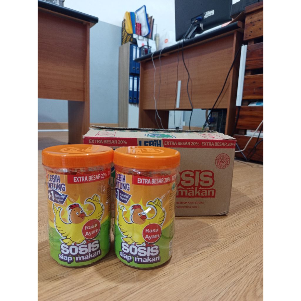 

Sosis Sonice Sosis Siap Makan Rasa Ayam Paket 2 Toples isi 24+1 pcs