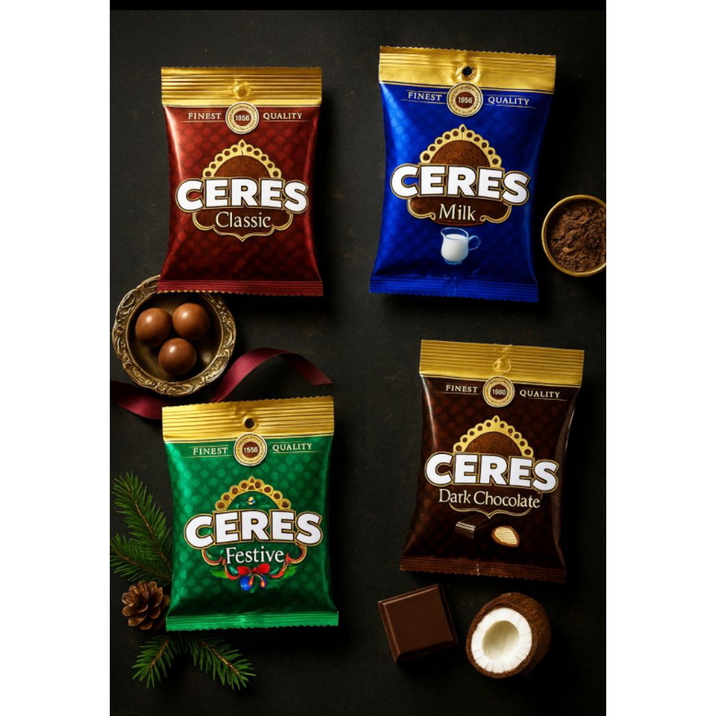 

[KECIL] CERES MESES COKLAT CLASIC / MILK /FESTIVE 80 GRAM /DARK CHOCOLATE 75 GRAM