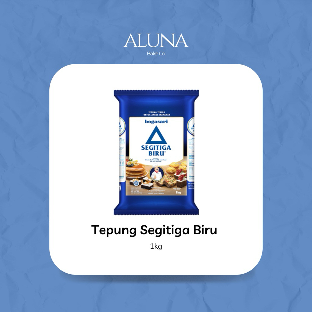 

Tepung Segitiga Biru Premium 1kg – Tepung Terigu Serbaguna untuk Kue & Gorengan