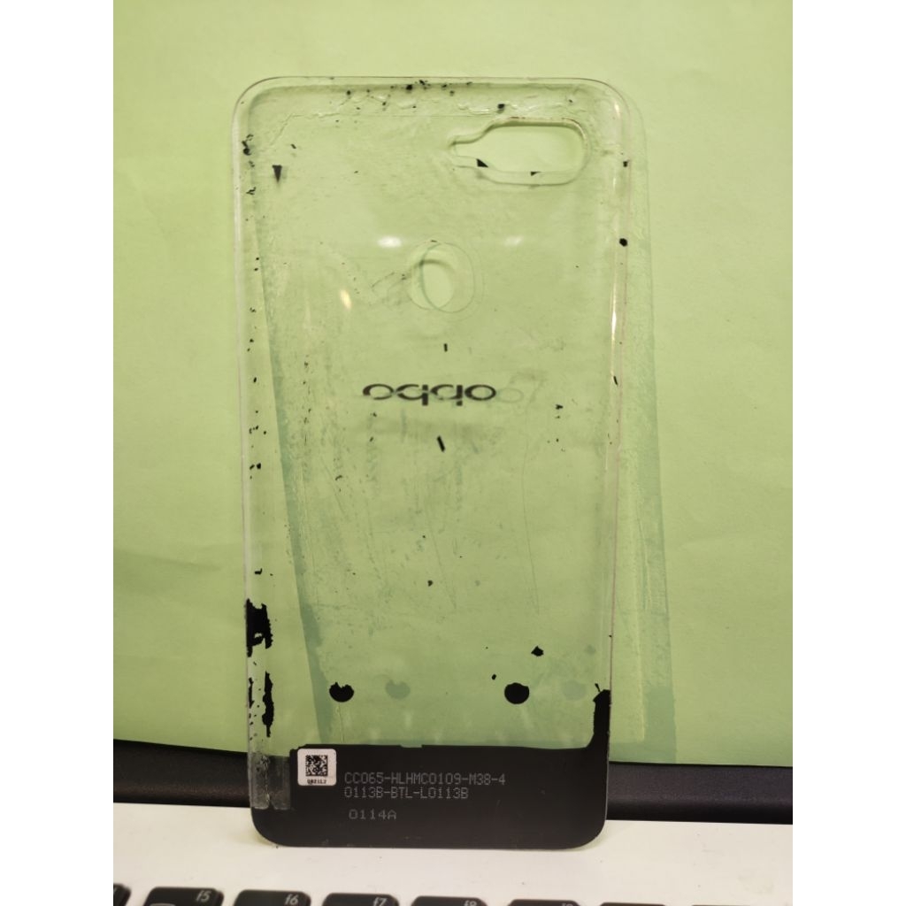 oppo a5 backdoor second transparan