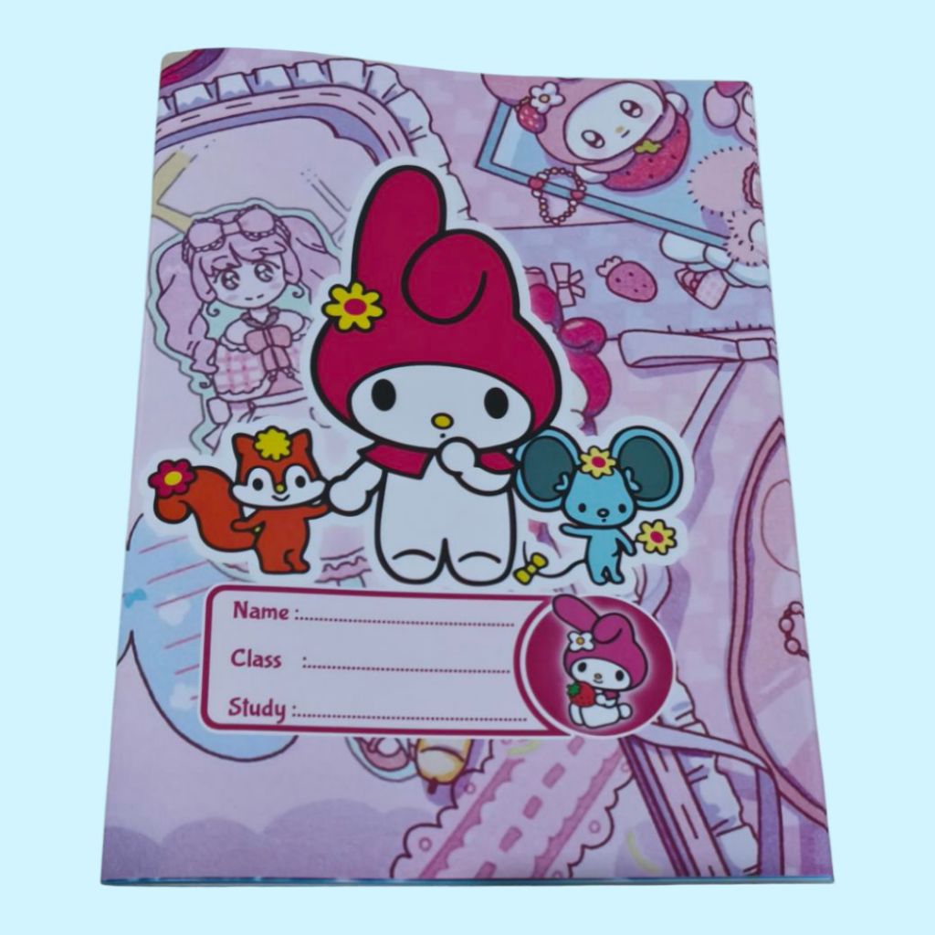 

Sampul Buku Fancy (isi 20 lembar)anak Karakter imut My Sweet Melody ukrn Kwarto