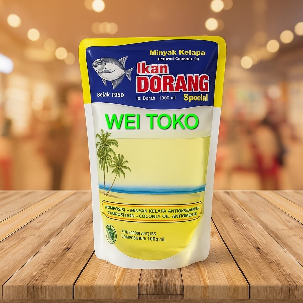 

MINYAK GORENG KELAPA IKAN DORANG SPESIAL 1900 ML KEMASAN POUCH