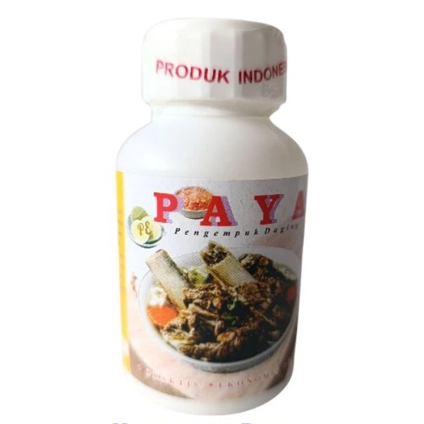 

Pengempuk Daging merk Pe Paya 70gr Meat tenderizer