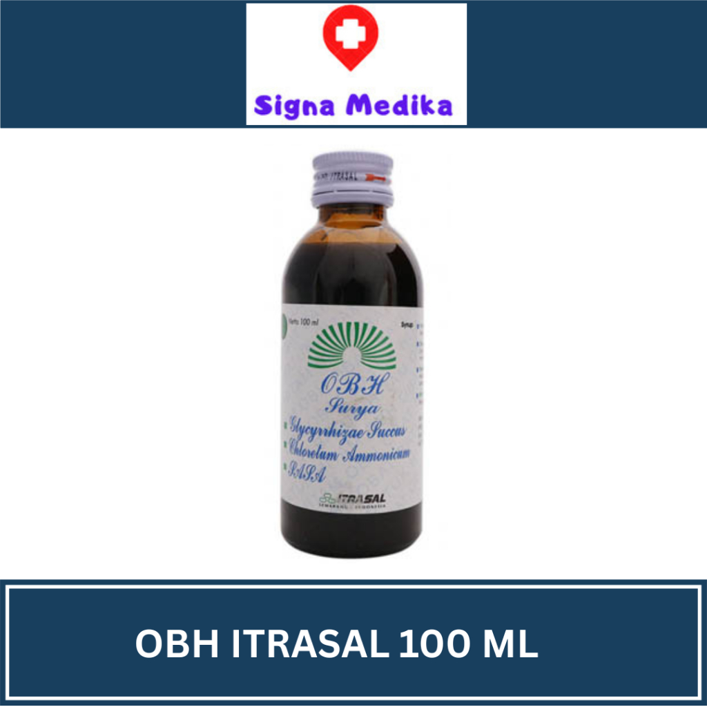 OBH Surya Itrasal 100 ml - Obat Batuk Hitam Berdahak