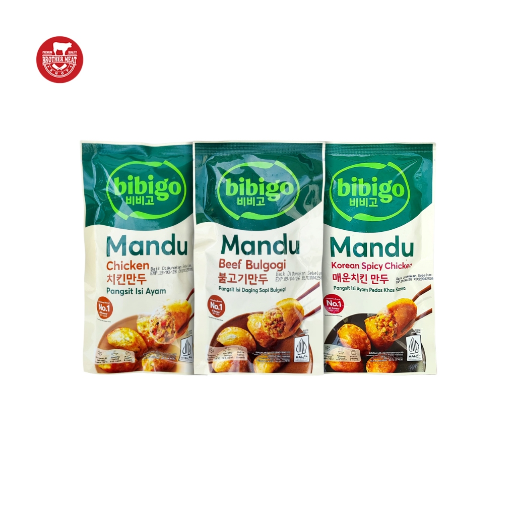 

CJ Foods Bibigo Mandu 80gr / Pangsit Korea - Brothermeatshop