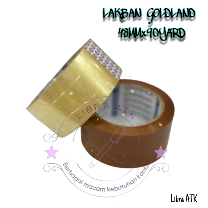 Libra ATK Lakban Goldland 48mm x 90yard