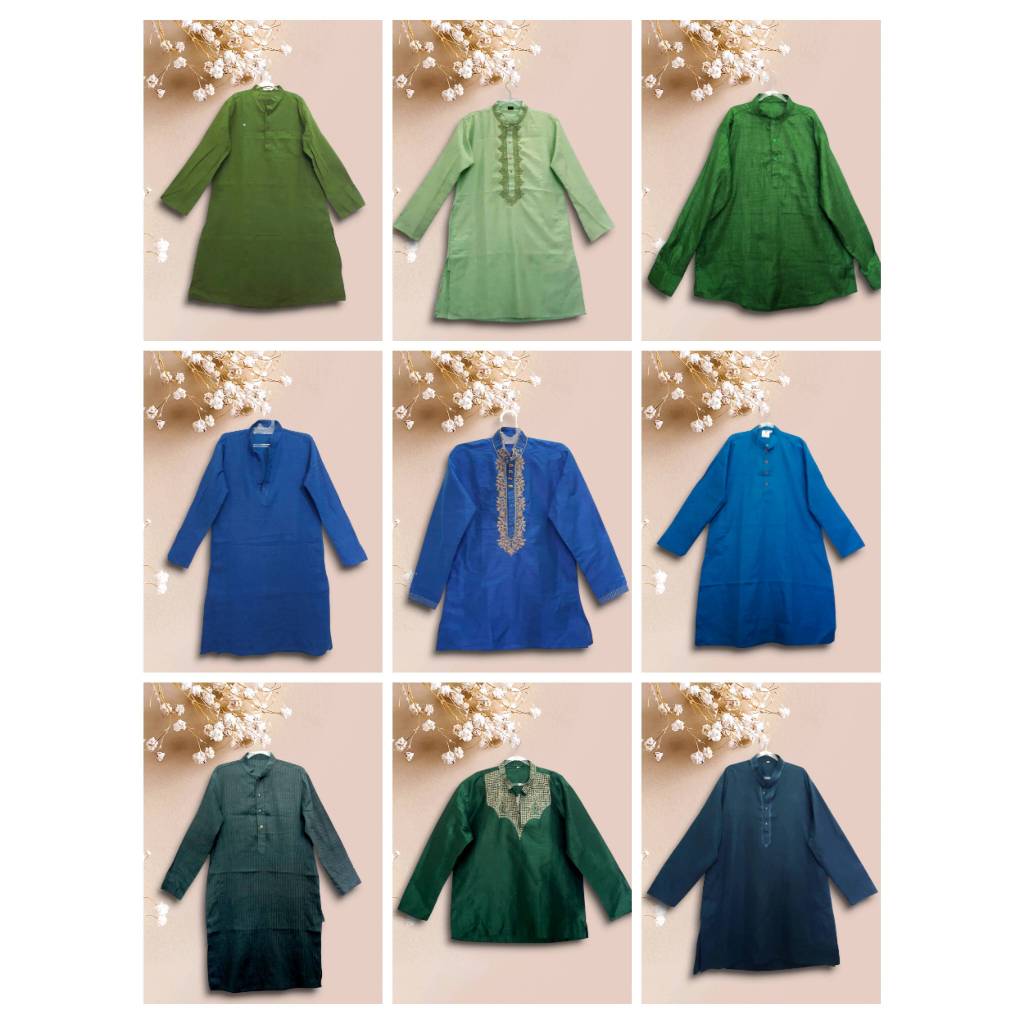 KURTA/ATASAN/GAMIS PRIA SINGLE PESTA, REGULAR NEW AND PRELOVED PREMIUM.