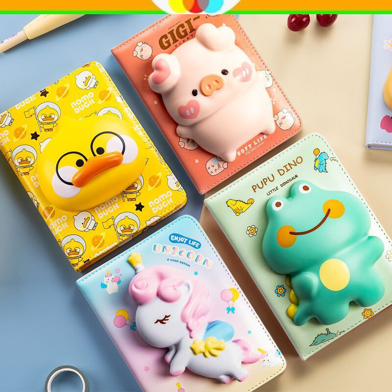 

BUKU DIARY FREE SQUISHY PEN 10 WARNA MAGNET LUCU BINDER JOURNAL PLANNER ANAK TRANSPARAN BUKU CATATAN HARIAN ANAK SEKOLAH MOTIF KARTUN LUCU LOOSE LEAF NOTEBOOK MEMO BISA DILEPAS GAYA JEPANG DAN KOREA @sakimyo