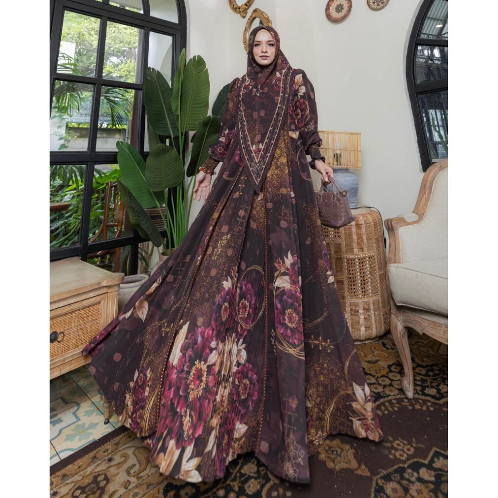 GAMIS KAYESA SERIES SET KHIMAR ALYA SYARI