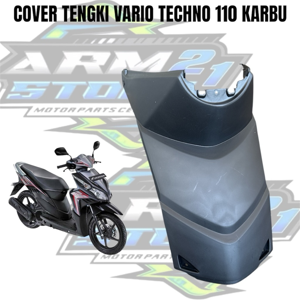 COVER TENGKI VARIO TECHNO 110 KARBU 2009-2012 / COVER MESIN VARIO TECHNO 110 KARBU 2008-2012