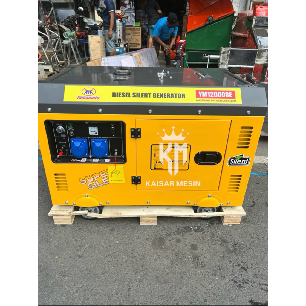 GENSET DIESEL SILENT YAMAMOTO YM12000SE 8500 WATT GENSET SOLAR YAMAMOTO YM 12000
