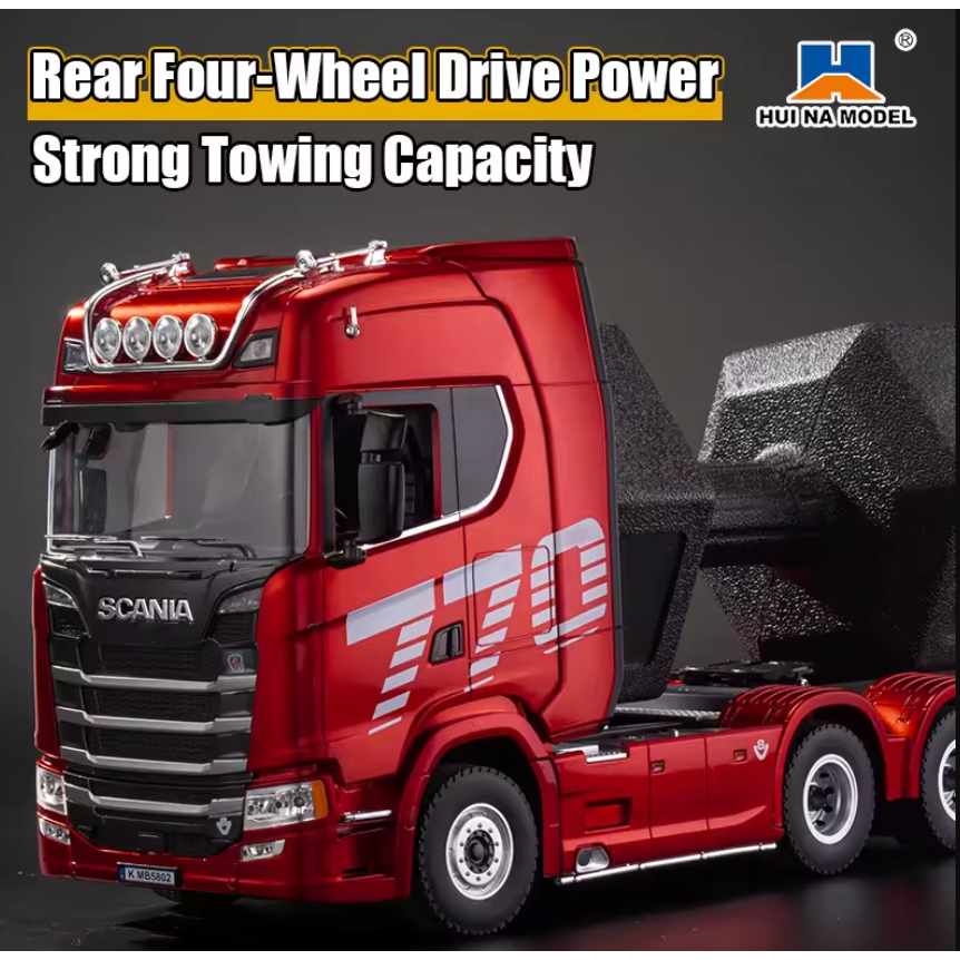 RC Huina  1501 & 1502 Truck scania 1:18 Truk Trailer
